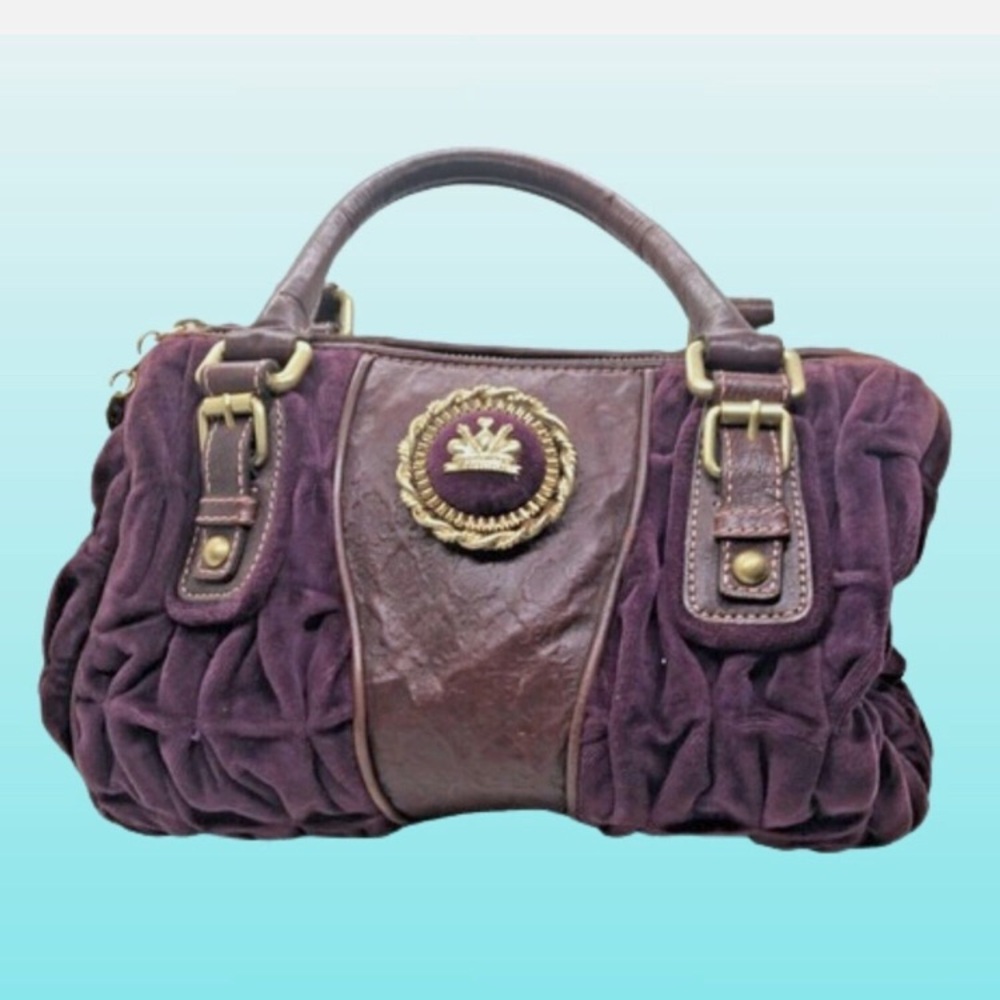 Y2K Velvet Velour Juicy Couture Handbag Purse